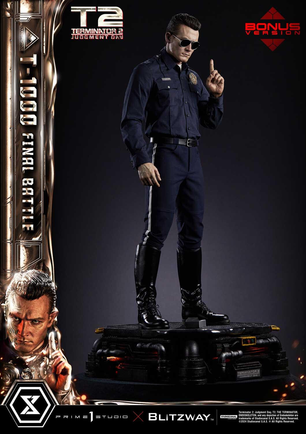 Terminator 2: Judgment Day - T-1000 - Museum Masterline Series (MMT2-03DXS) - 1/3 - DX Bonus Version, Final Battle (Blitzway, Prime 1 Studio) photo 23