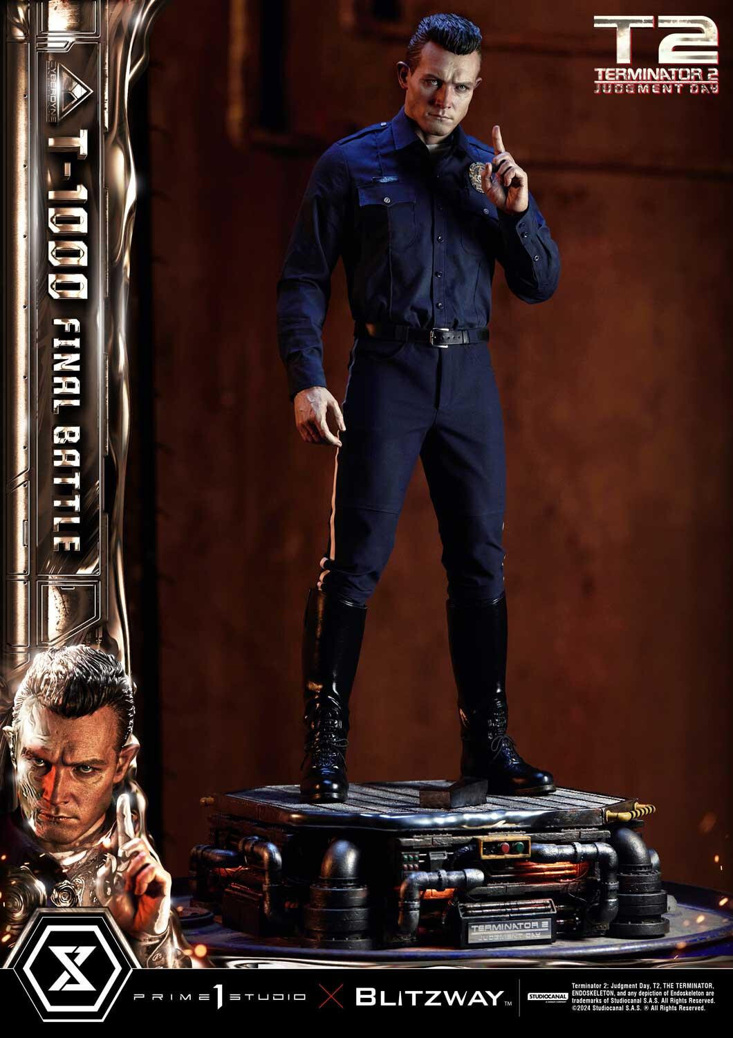 Terminator 2: Judgment Day - T-1000 - Museum Masterline Series (MMT2-03DXS) - 1/3 - DX Bonus Version, Final Battle (Blitzway, Prime 1 Studio) photo 32