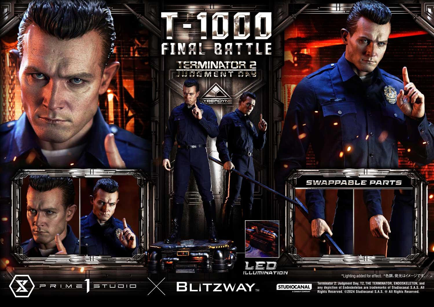 Terminator 2: Judgment Day - T-1000 - Museum Masterline Series (MMT2-03DXS) - 1/3 - DX Bonus Version, Final Battle (Blitzway, Prime 1 Studio) photo 34