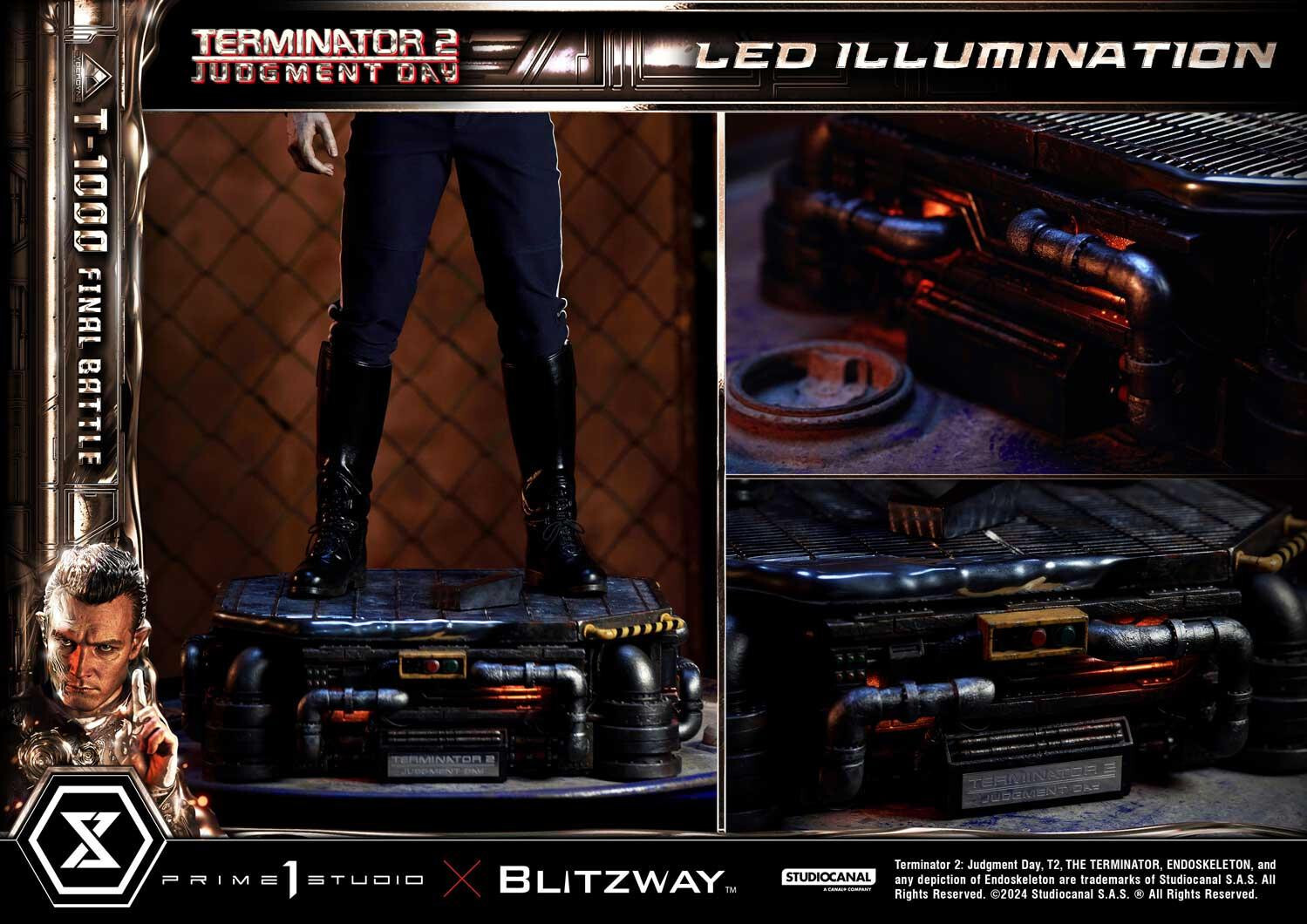 Terminator 2: Judgment Day - T-1000 - Museum Masterline Series (MMT2-03DXS) - 1/3 - DX Bonus Version, Final Battle (Blitzway, Prime 1 Studio) photo 36