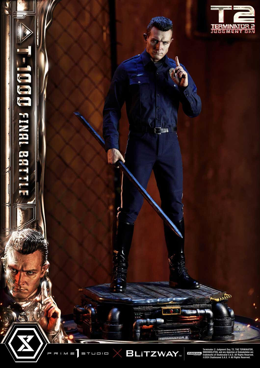 Terminator 2: Judgment Day - T-1000 - Museum Masterline Series (MMT2-03DXS) - 1/3 - DX Bonus Version, Final Battle (Blitzway, Prime 1 Studio) photo 38