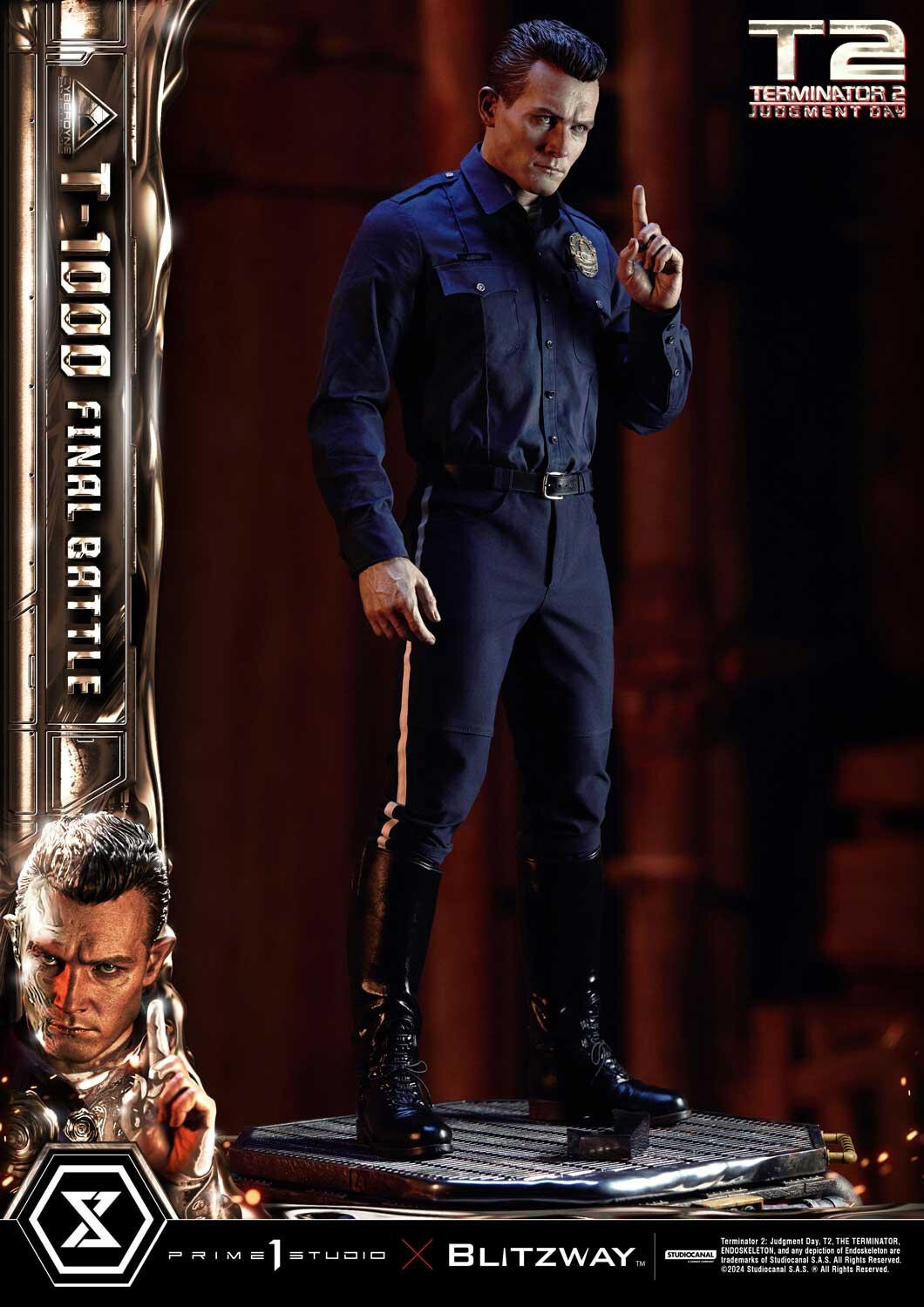 Terminator 2: Judgment Day - T-1000 - Museum Masterline Series (MMT2-03DXS) - 1/3 - DX Bonus Version, Final Battle (Blitzway, Prime 1 Studio) photo 48