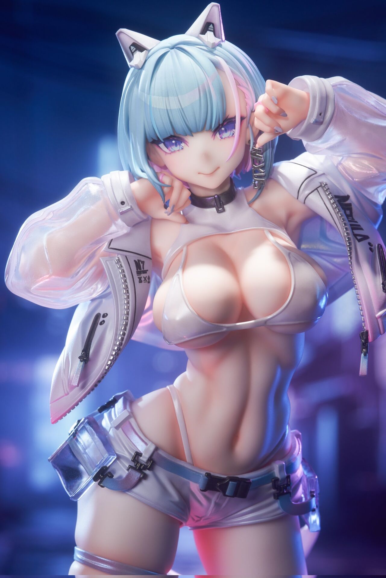 Original - Kin Mirai Nekomata Miu - 1/6 (Bibi Buttons) photo 5