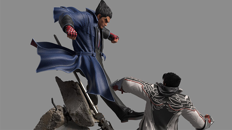 Tekken 8 - Kazama Jin - Mishima Kazuya - Fist Meets Fate Figurine (Bandai Namco Entertainment Inc.)