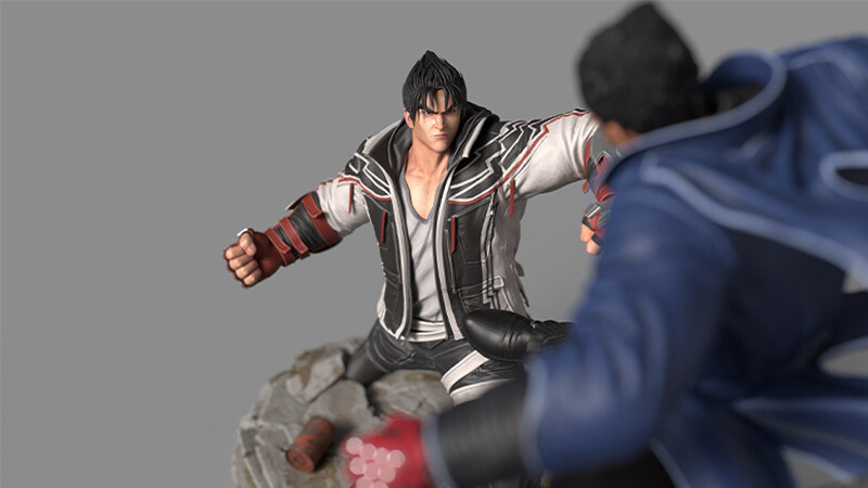 Tekken 8 - Kazama Jin - Mishima Kazuya - Fist Meets Fate Figurine (Bandai Namco Entertainment Inc.) photo 2