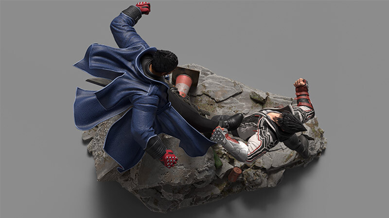 Tekken 8 - Kazama Jin - Mishima Kazuya - Fist Meets Fate Figurine (Bandai Namco Entertainment Inc.) photo 6