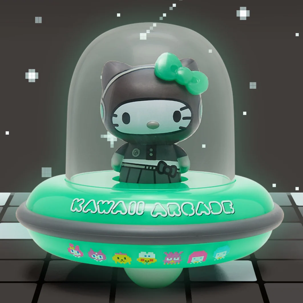 Sanrio Characters - Badtz-Maru - Hasunoue Keroppi - Hello Kitty - Kiki - Kuromi - Lala - My Melody - Pompompurin - kidrobot x Sanrio - UFO, Arcade Gamer, Glow-in-the-Dark (Kidrobot) photo 2