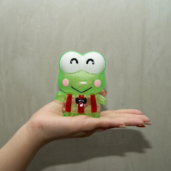 Sanrio Characters - Hasunoue Keroppi - Sanrio Classics - Sanrio Transparent Glitter Series - Clear Glitter (Unbox Industries)