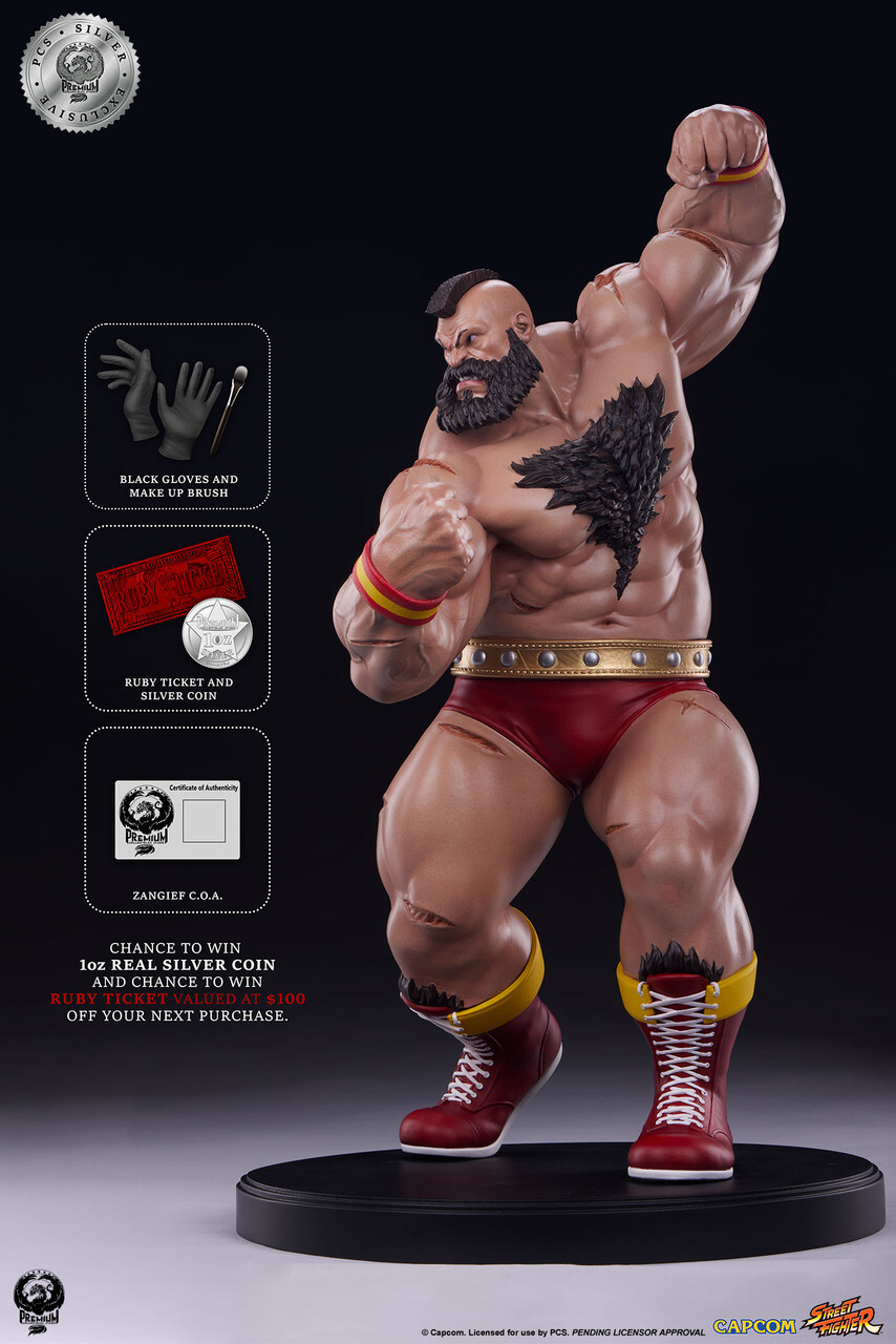 Street Fighter 6 - Zangief - 1/4 - Silver Ex (Premium Collectibles Studio) photo 24