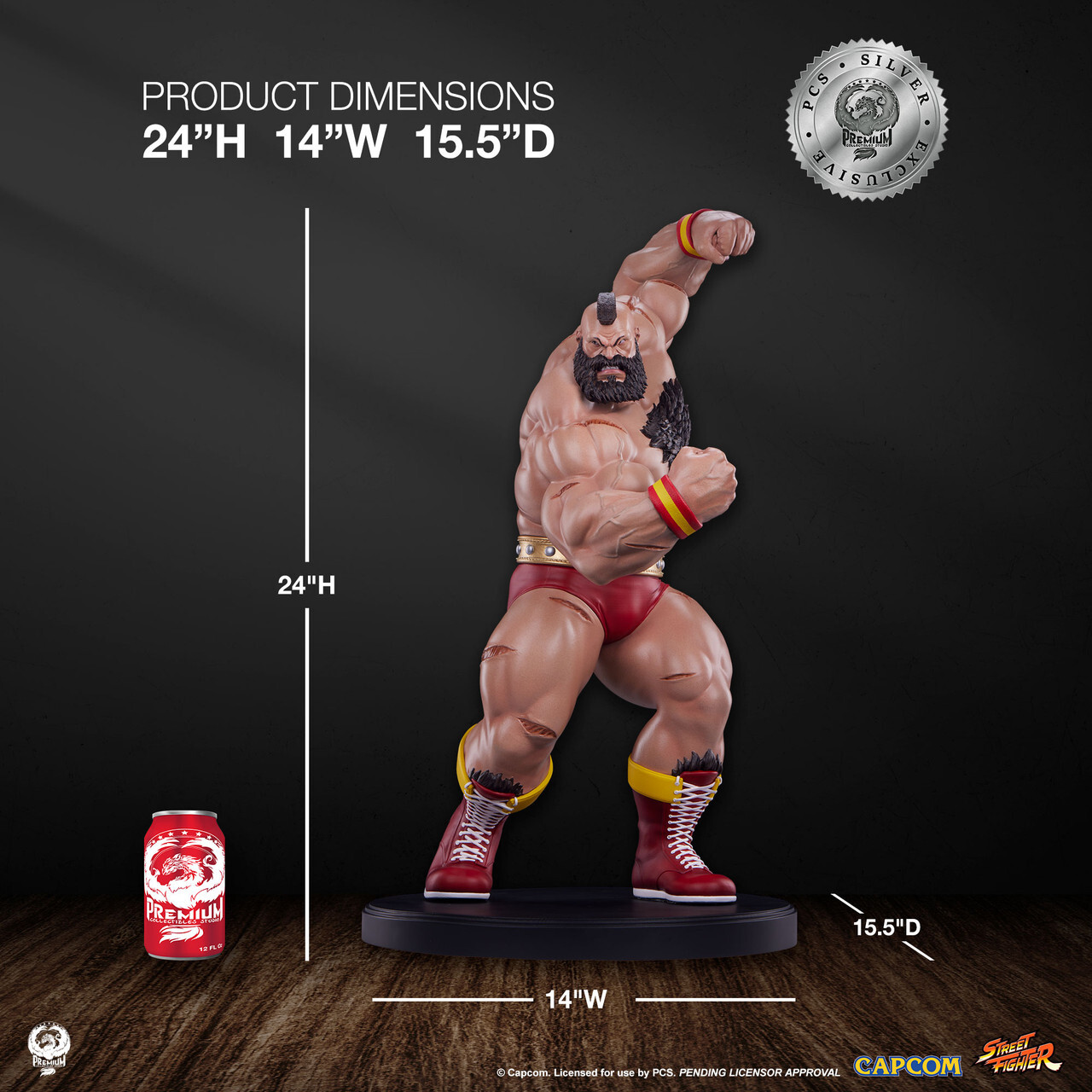 Street Fighter 6 - Zangief - 1/4 - Silver Ex (Premium Collectibles Studio) photo 25