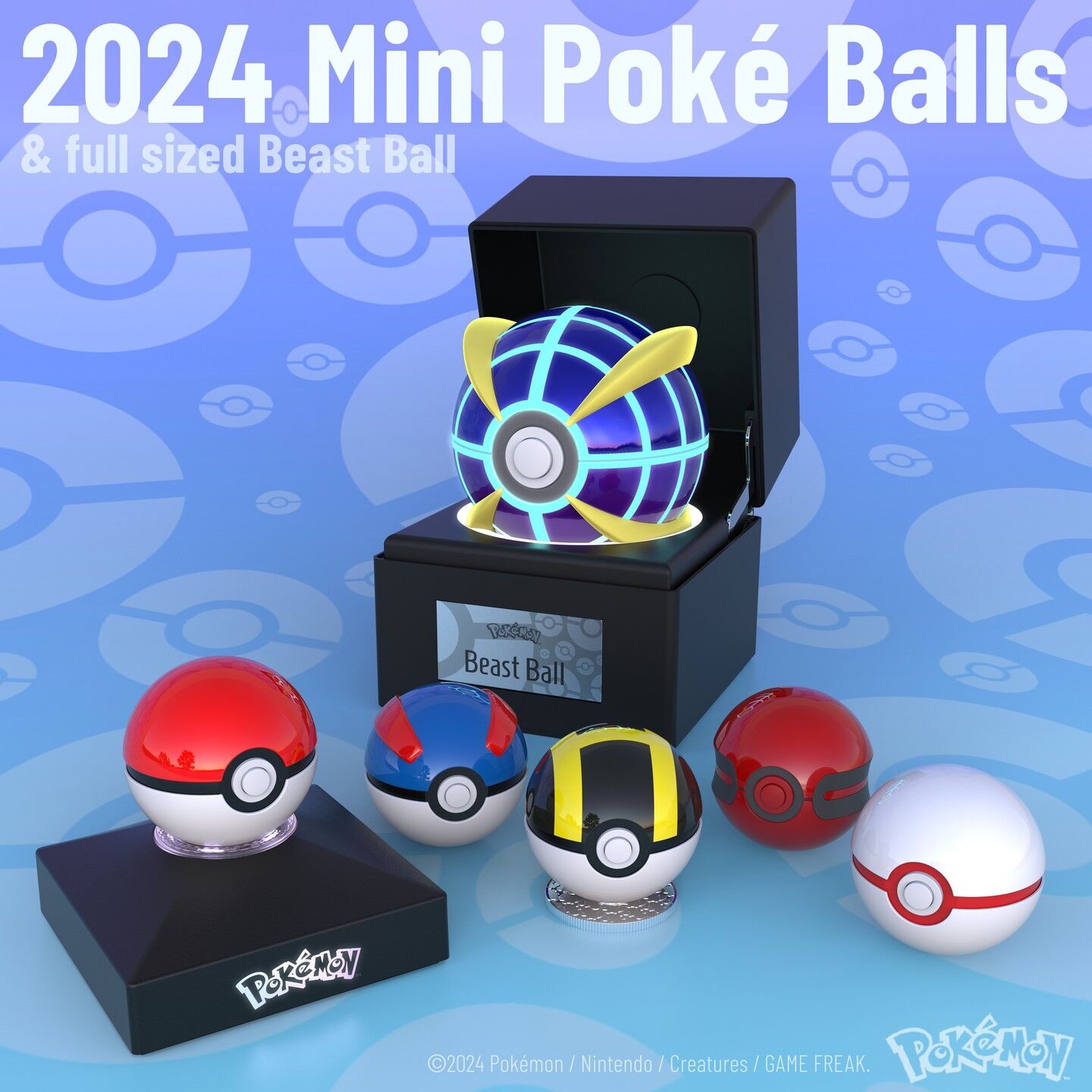 Pocket Monsters - Light-Up Figure - Replica - Mini Super Ball (The Wand Company) photo 11