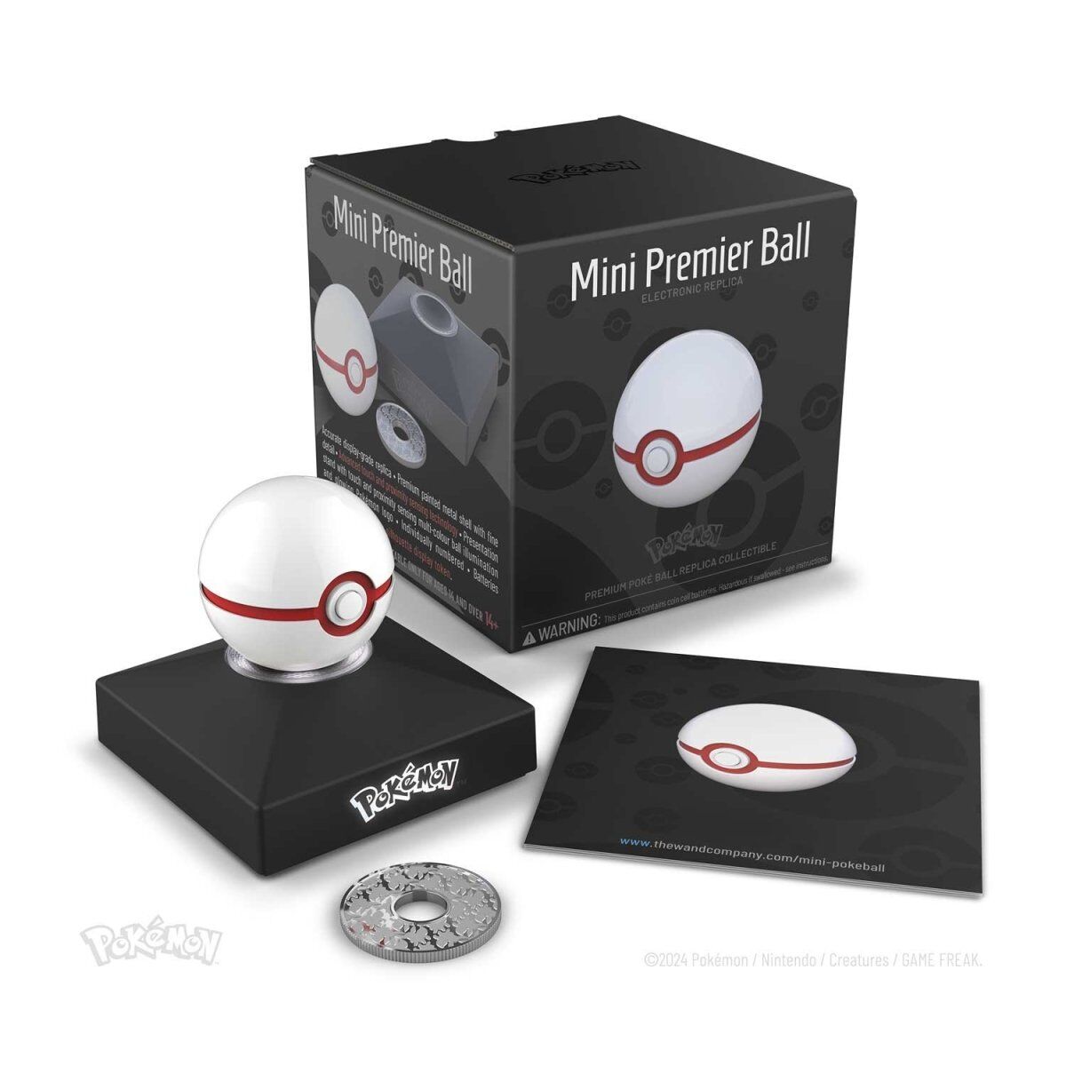 Pocket Monsters - Light-Up Figure - Replica - Mini Premier Ball (The Wand Company) photo 8