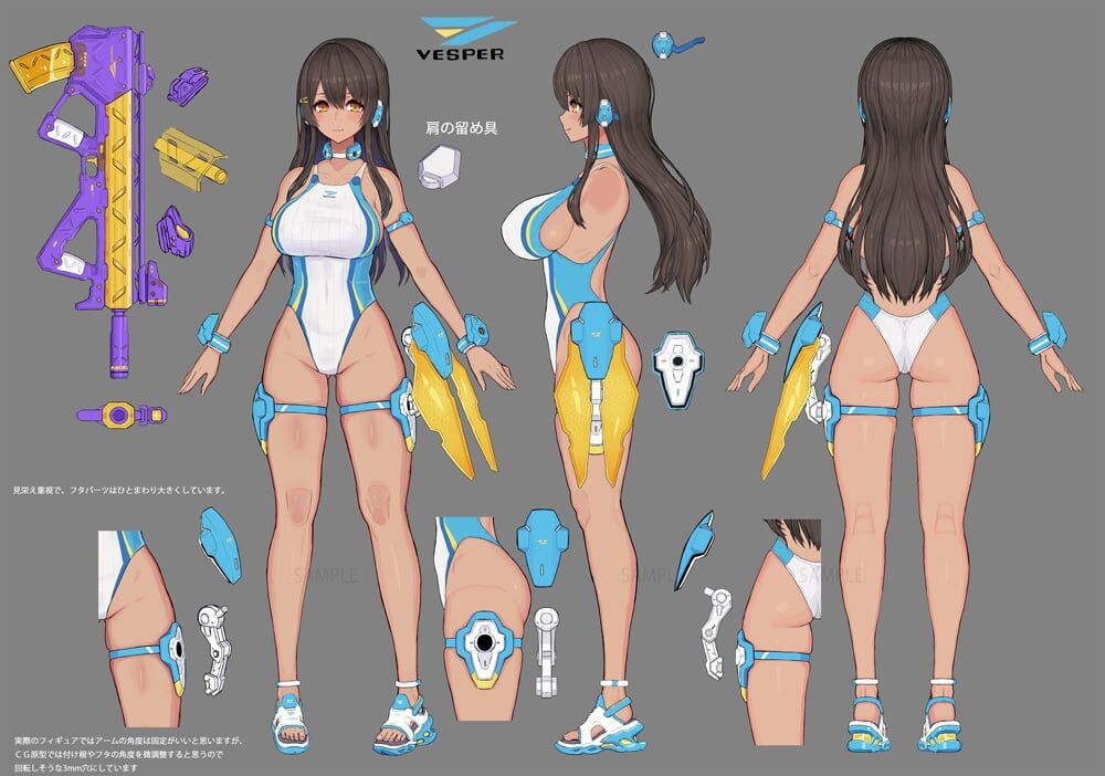 Megami Device - Asra Aoi Sui - 1/0.5 (Kotobukiya) photo 16