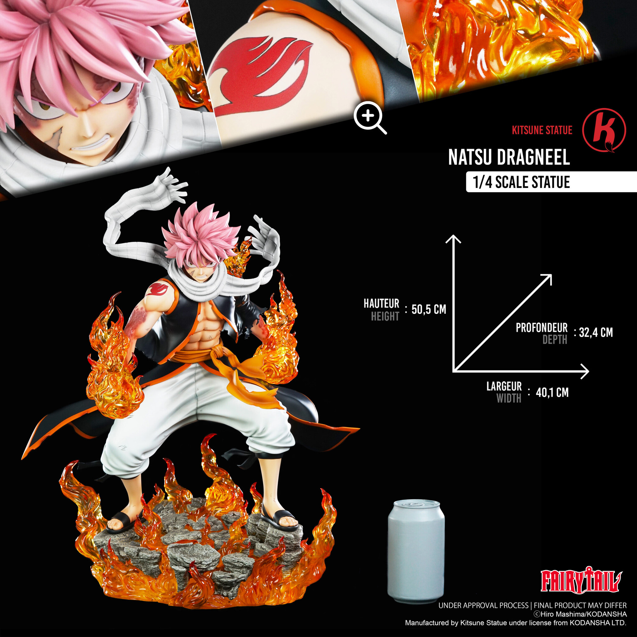 Fairy Tail - Natsu Dragneel - 1/4 (Kitsune Statue) photo 16
