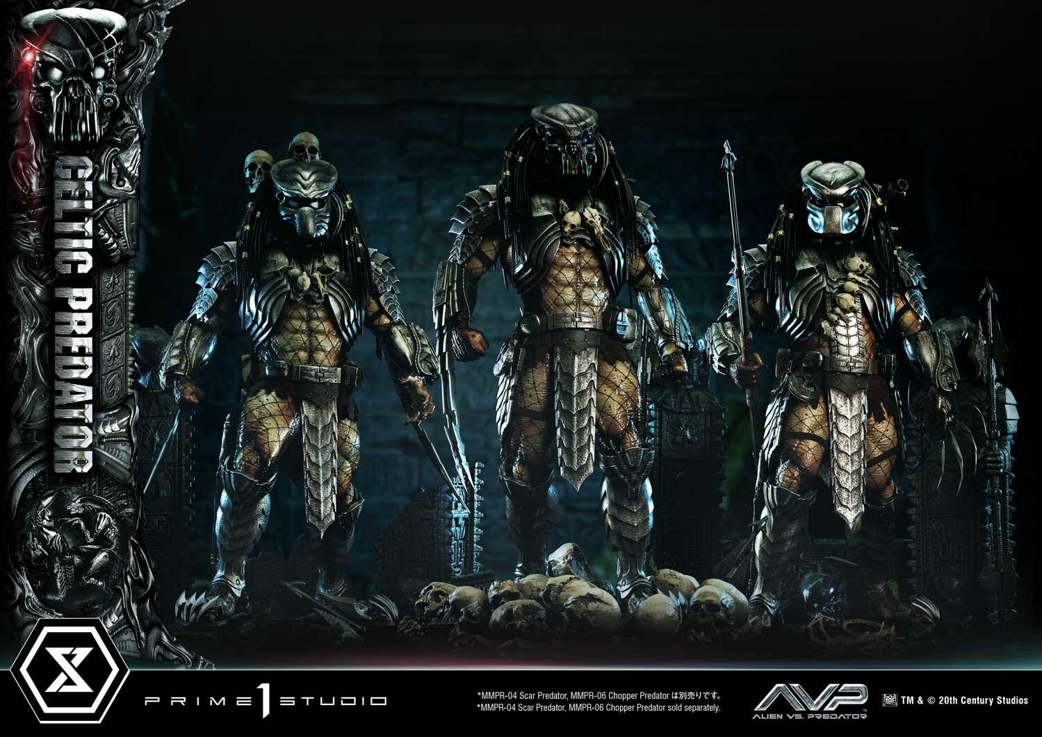 Alien Vs Predator - Celtic Predator - Museum Masterline Series  (MMPR-05) - 1/3 (Prime 1 Studio) photo 26