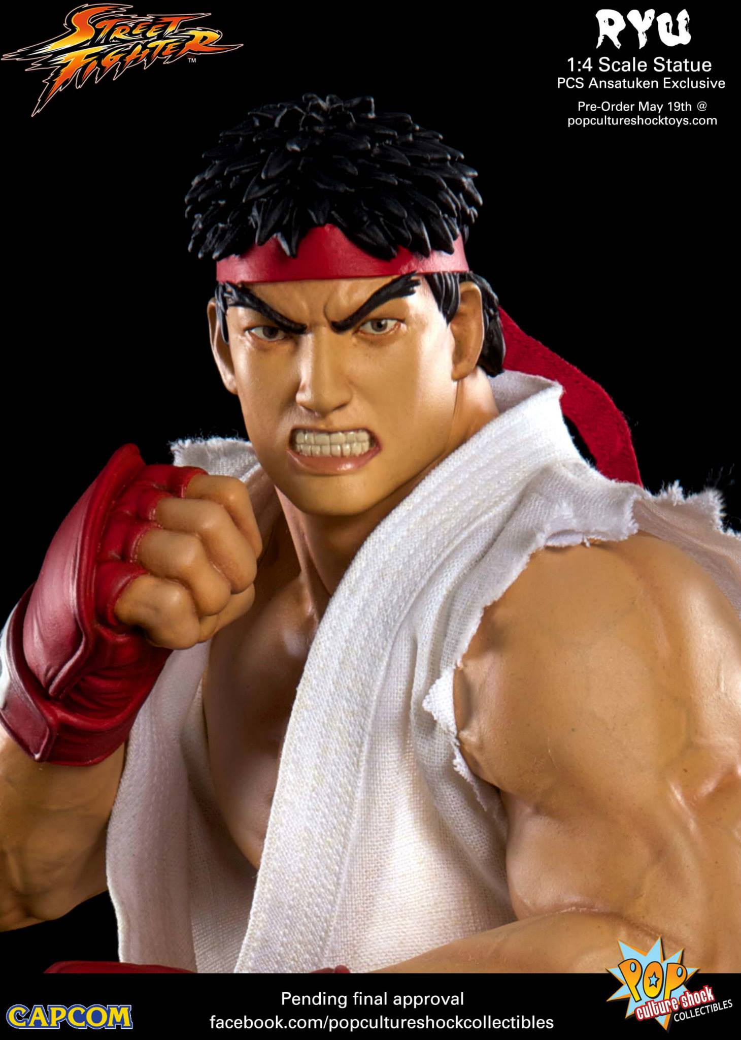 Street Fighter IV - Ryu - Mixed Media - 1/4 - Ansatsuken (Premium Collectibles Studio) photo 2