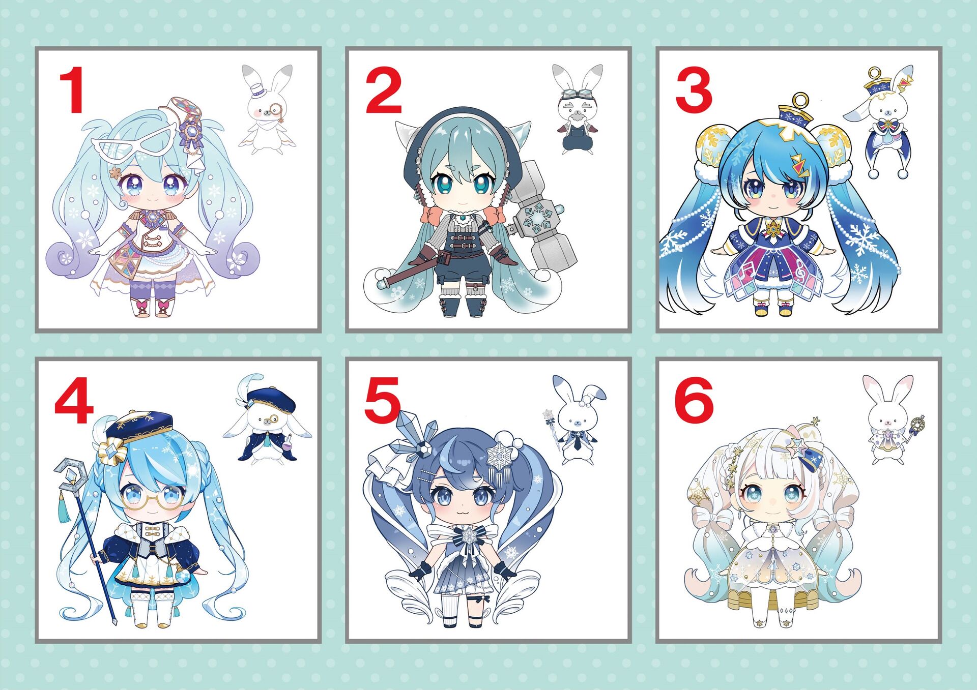 Vocaloid - Hatsune Miku - Rabbit Yukine - Nendoroid (#2643) - Snow, Crystal Snow Ver. (Good Smile Company) photo 4