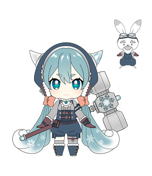 Vocaloid - Hatsune Miku - Rabbit Yukine - Nendoroid (#2643) - Snow, Crystal Snow Ver. (Good Smile Company) photo 10