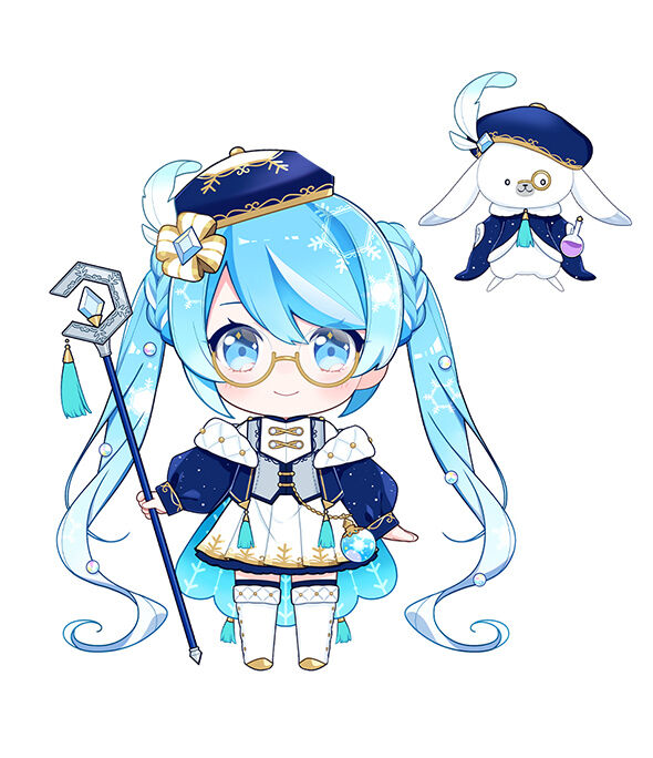 Vocaloid - Hatsune Miku - Rabbit Yukine - Nendoroid (#2643) - Snow, Crystal Snow Ver. (Good Smile Company) photo 12