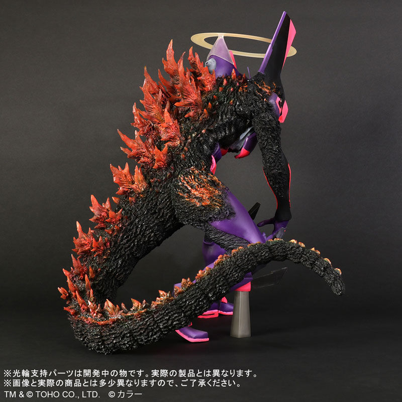 Gojira vs. Evangelion - Burning Gojira - EVA-01 - Toho 30cm Series - Burning “G” Awakening Form (X-Plus) photo 6