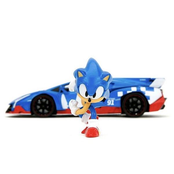 Sonic the Hedgehog - Lamborghini Veneno - Classic Sonic (Jada Toys)