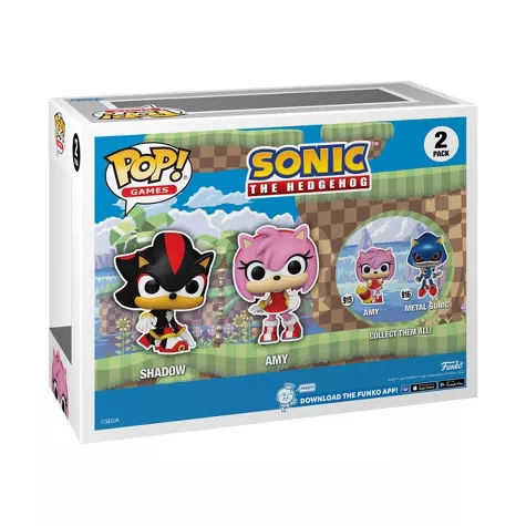 Sonic the Hedgehog - Shadow the Hedgehog - POP! Games - POP! Vinyl - Flocked, 2 Pack (Funko Toys) photo 2