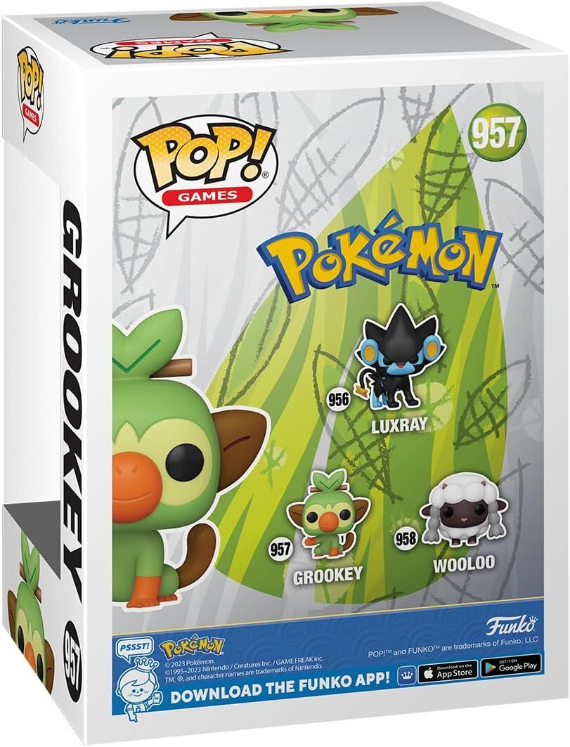 Pocket Monsters - Sarunori - POP! Games (#957) - POP! Pokémon - POP! Vinyl - Flocked (Funko Toys)