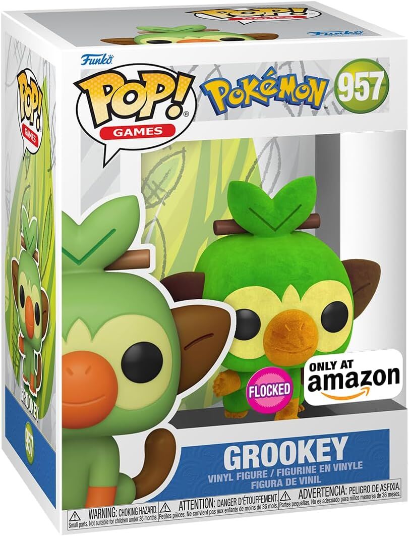 Pocket Monsters - Sarunori - POP! Games (#957) - POP! Pokémon - POP! Vinyl - Flocked (Funko Toys) photo 2