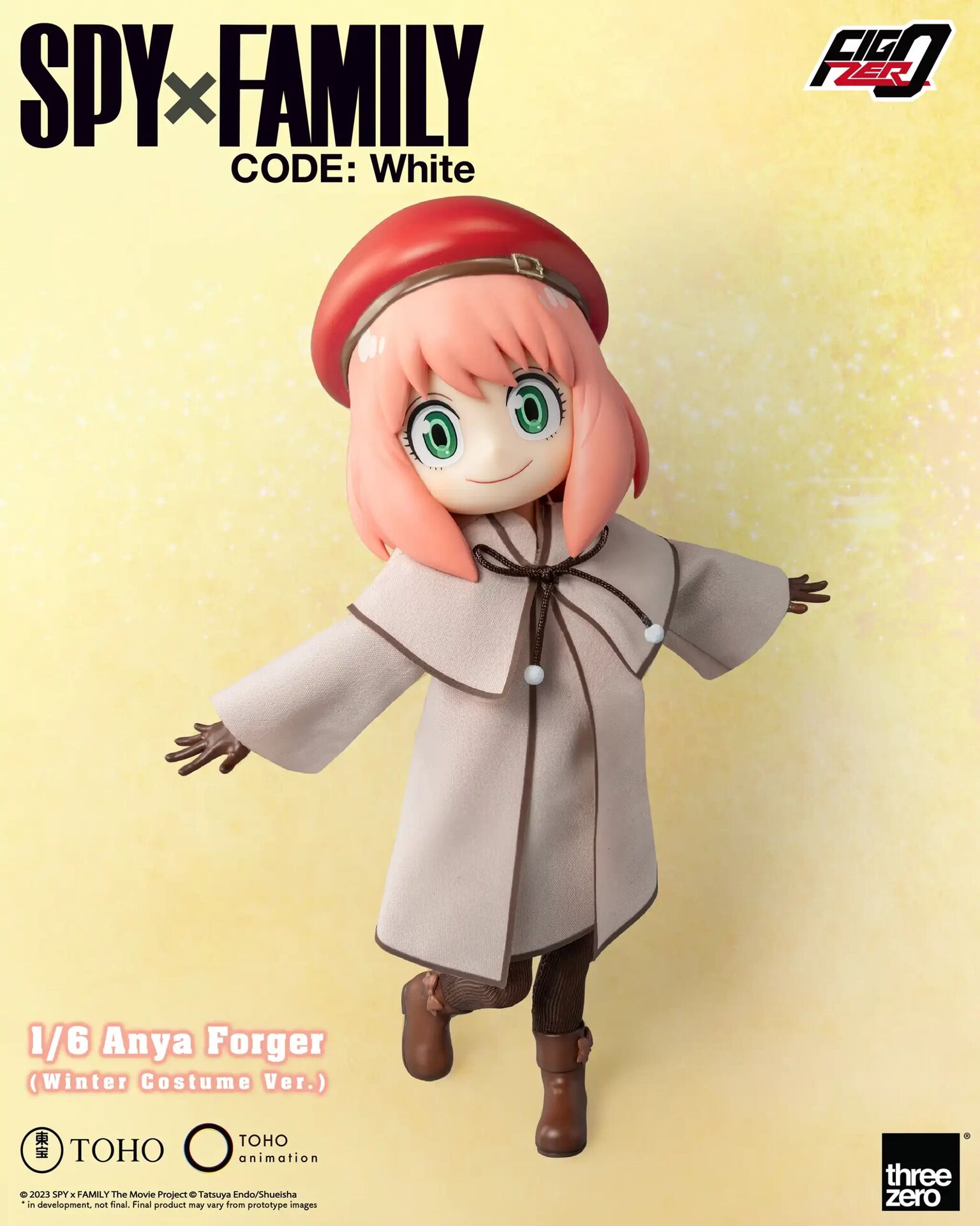 Gekijouban Spy × Family Code: White - Anya Forger - FigZero - 1/6 - Winter Costume Ver. (ThreeZero)