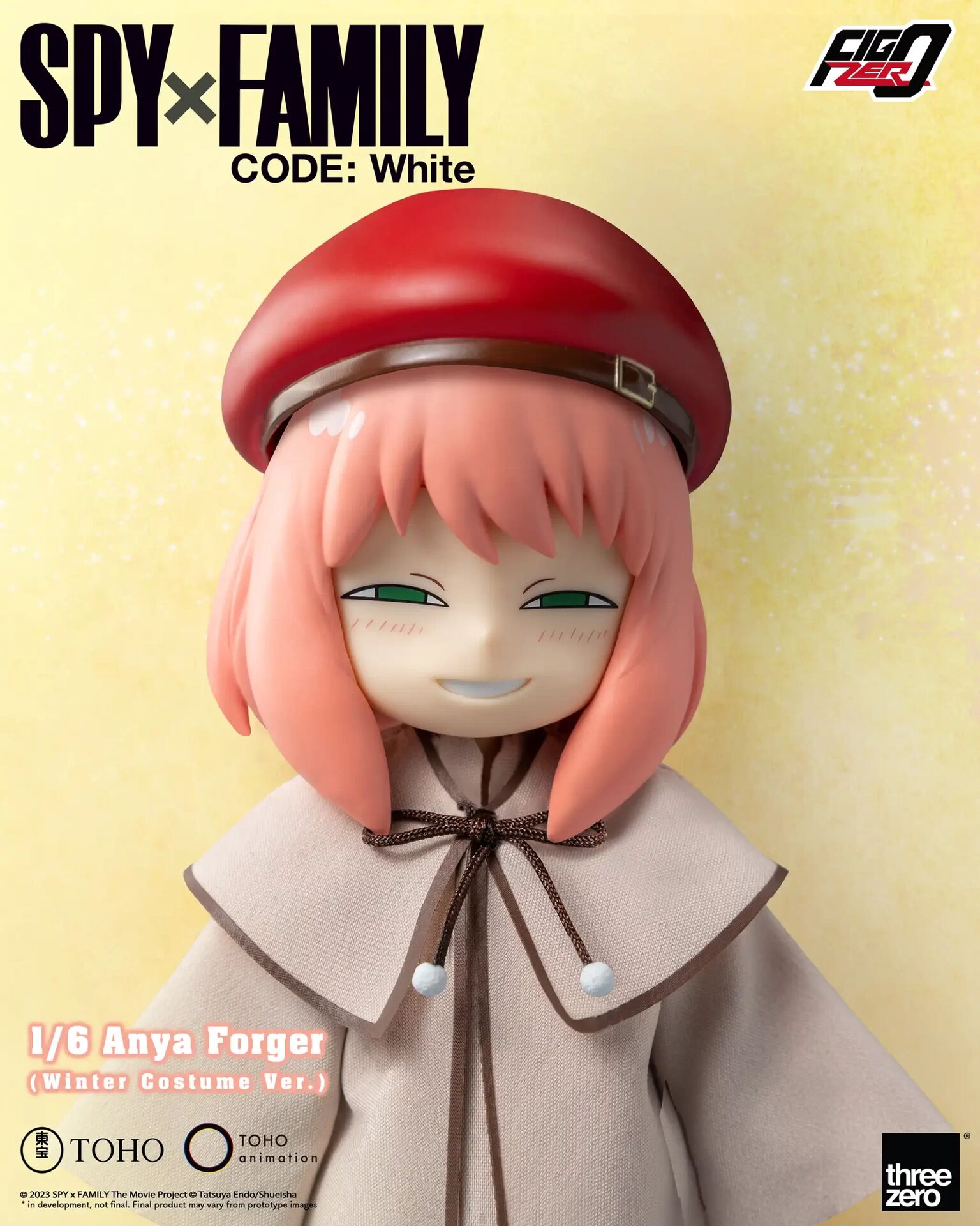 Gekijouban Spy × Family Code: White - Anya Forger - FigZero - 1/6 - Winter Costume Ver. (ThreeZero)