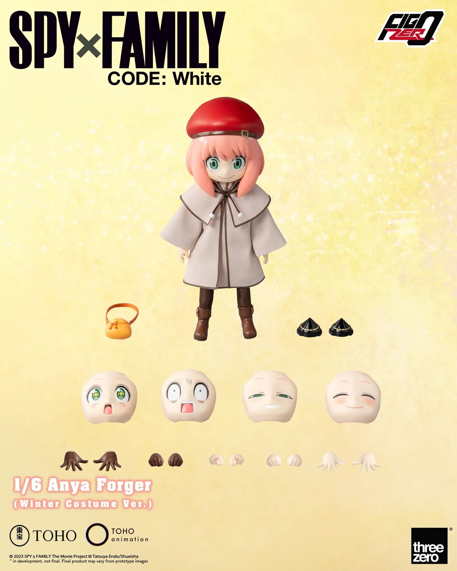Gekijouban Spy × Family Code: White - Anya Forger - FigZero - 1/6 - Winter Costume Ver. (ThreeZero)