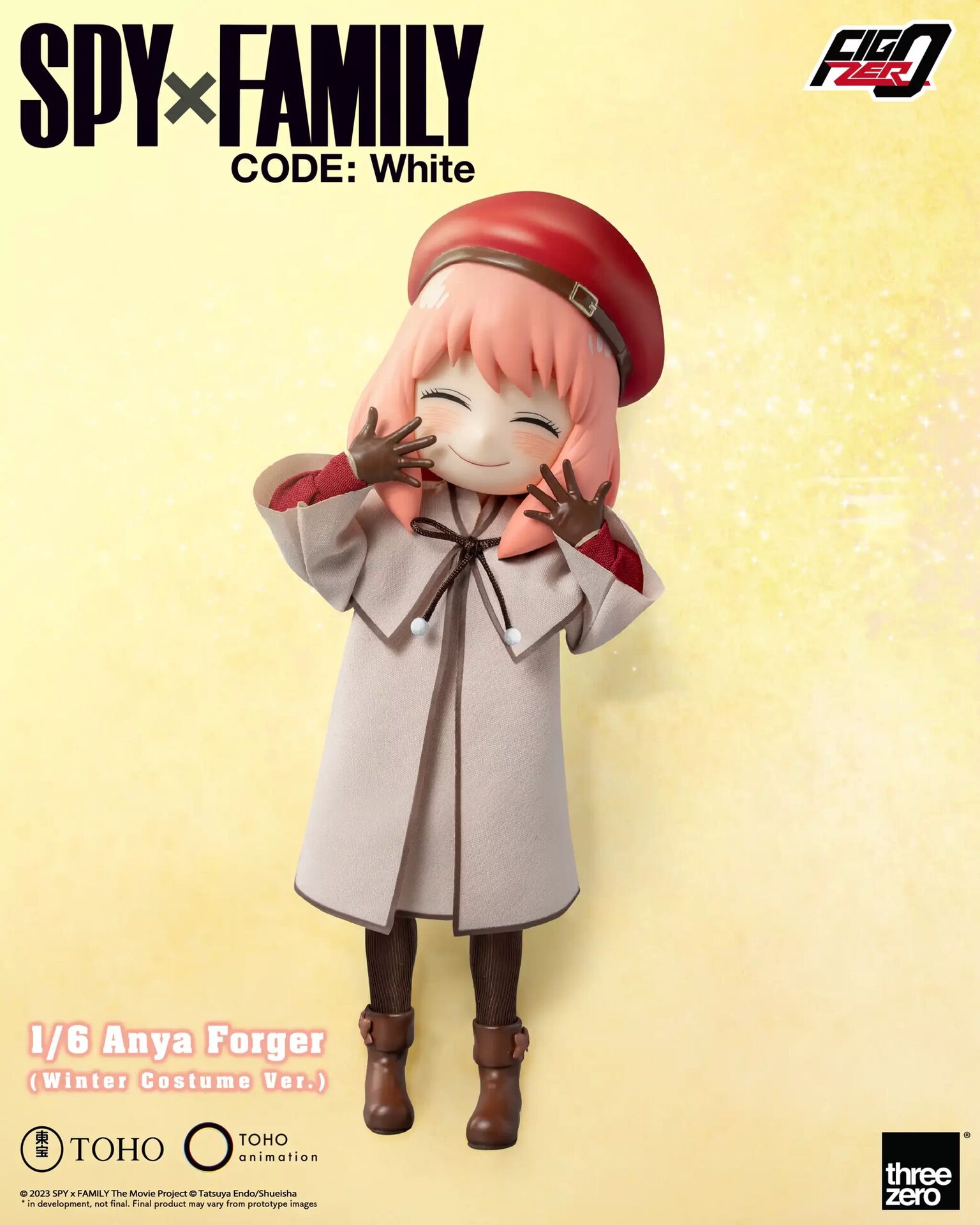 Gekijouban Spy × Family Code: White - Anya Forger - FigZero - 1/6 - Winter Costume Ver. (ThreeZero)