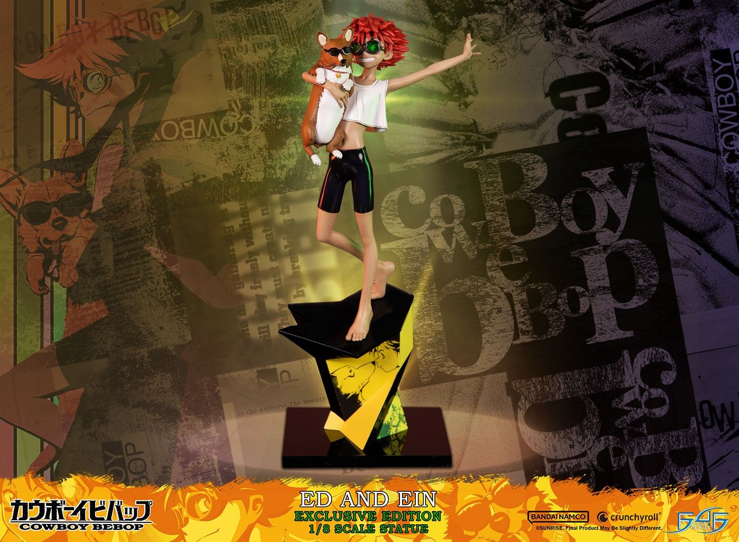 Cowboy Bebop - Edward Wong Hau Pepelu Tivrusky IV - Ein - 1/8 - Exclusive Edition (First 4 Figures) photo 6