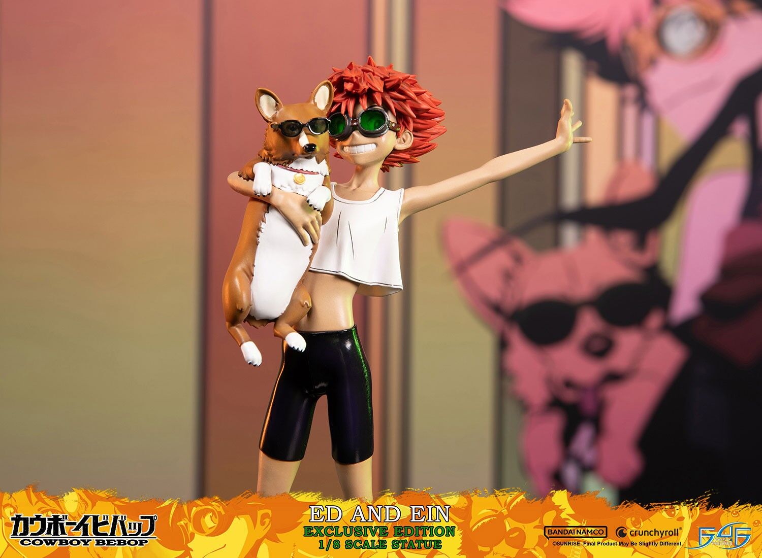 Cowboy Bebop - Edward Wong Hau Pepelu Tivrusky IV - Ein - 1/8 - Exclusive Edition (First 4 Figures) photo 17