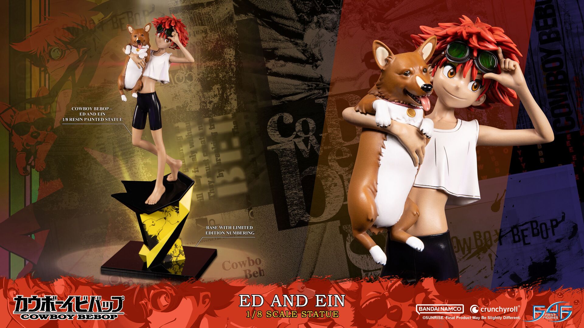 Cowboy Bebop - Edward Wong Hau Pepelu Tivrusky IV - Ein - 1/8 - Exclusive Edition (First 4 Figures) photo 38