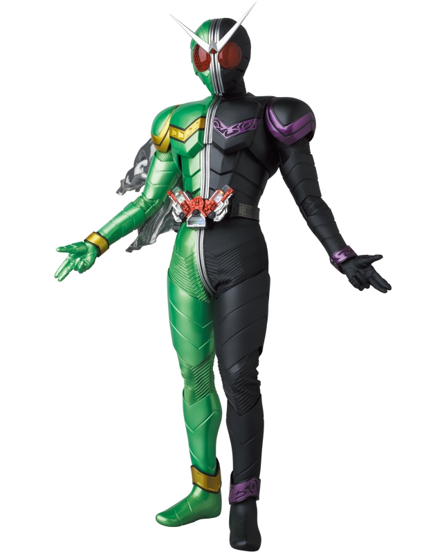 Kamen Rider W - Kamen Rider Double Cyclone Joker - Real Action Heroes (#678) - 1/6 - Cyclone Joker, Ver.2.0 (Medicom Toy)