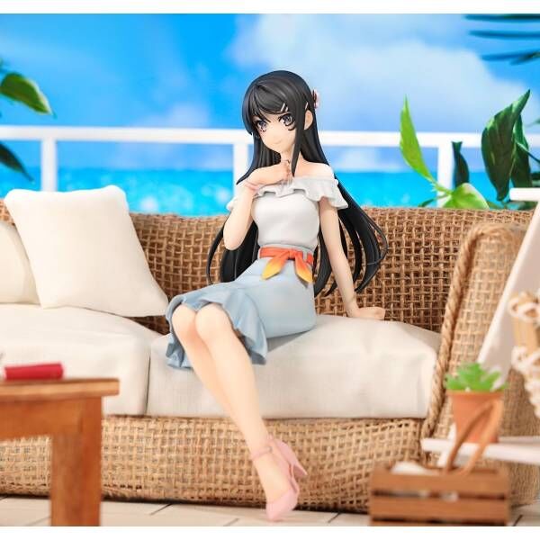 Seishun Buta Yarou wa Bunny Girl Senpai no Yume wo Minai - Sakurajima Mai - Noodle Stopper Figure - Summer Coordinate ver. (FuRyu)