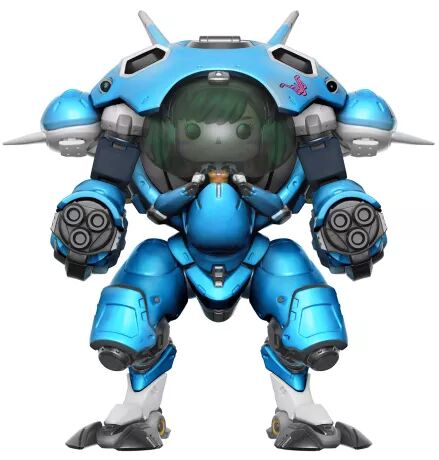 Overwatch - D.Va - POP! Games (177) - POP! Vinyl - Supersized, Blueberry (Funko Toys, Walmart)