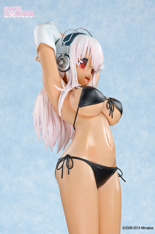 SoniAni: Super Sonico The Animation - Sonico - 1/2 - Hiyake ver., Black Bikini, Swimsuit ver. (A-Toys) photo 2