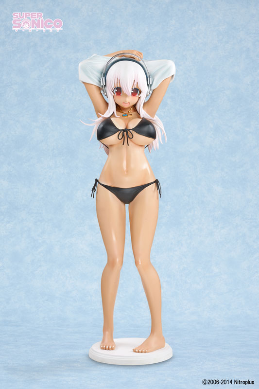 SoniAni: Super Sonico The Animation - Sonico - 1/2 - Hiyake ver., Black Bikini, Swimsuit ver. (A-Toys) photo 6
