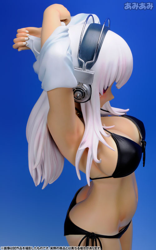 SoniAni: Super Sonico The Animation - Sonico - 1/2 - Hiyake ver., Black Bikini, Swimsuit ver. (A-Toys) photo 10