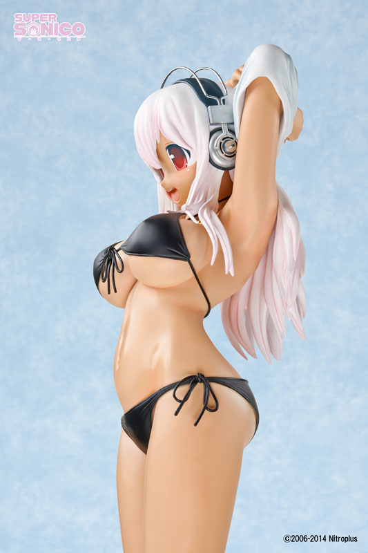 SoniAni: Super Sonico The Animation - Sonico - 1/2 - Hiyake ver., Black Bikini, Swimsuit ver. (A-Toys) photo 12