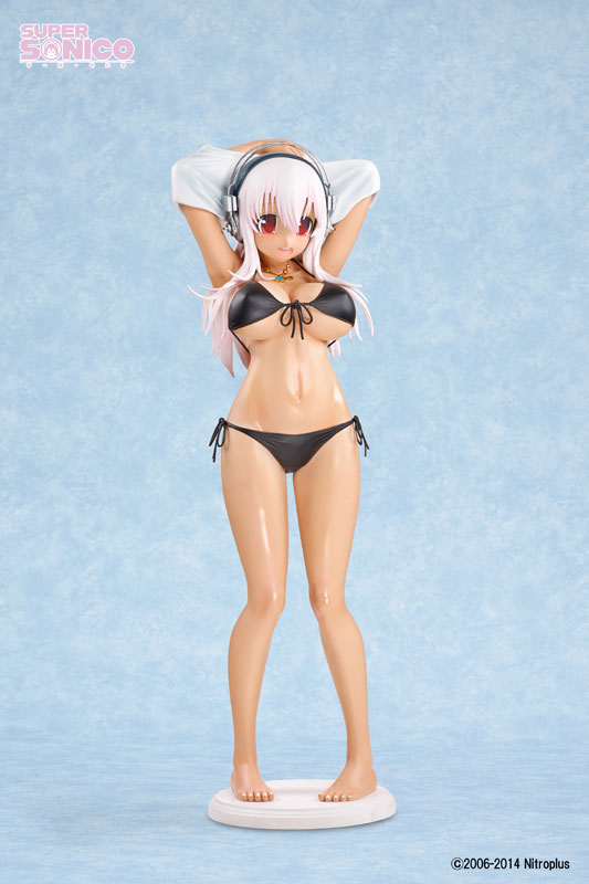 SoniAni: Super Sonico The Animation - Sonico - 1/2 - Hiyake ver., Black Bikini, Swimsuit ver. (A-Toys) photo 13