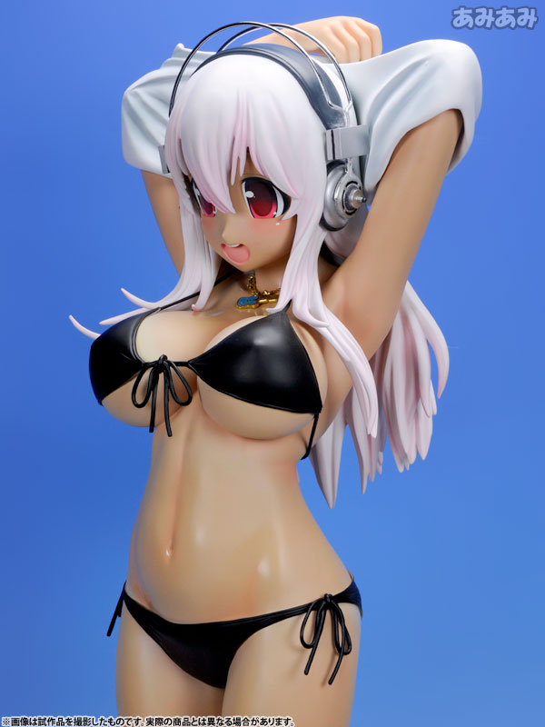 SoniAni: Super Sonico The Animation - Sonico - 1/2 - Hiyake ver., Black Bikini, Swimsuit ver. (A-Toys) photo 20