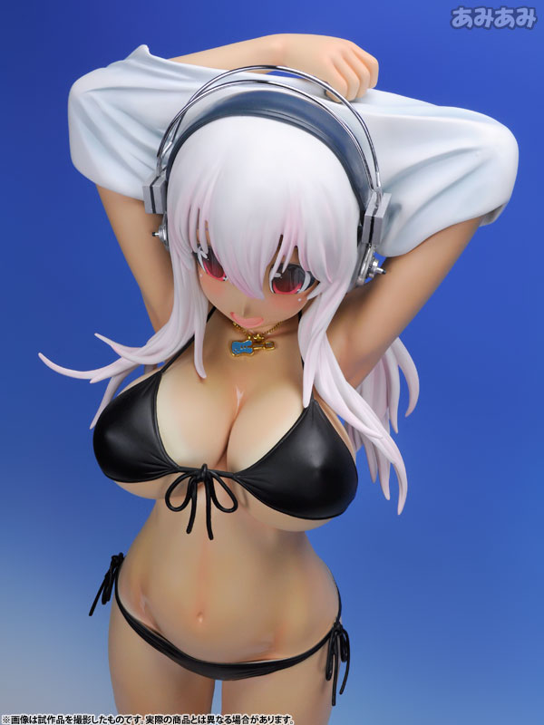 SoniAni: Super Sonico The Animation - Sonico - 1/2 - Hiyake ver., Black Bikini, Swimsuit ver. (A-Toys) photo 31