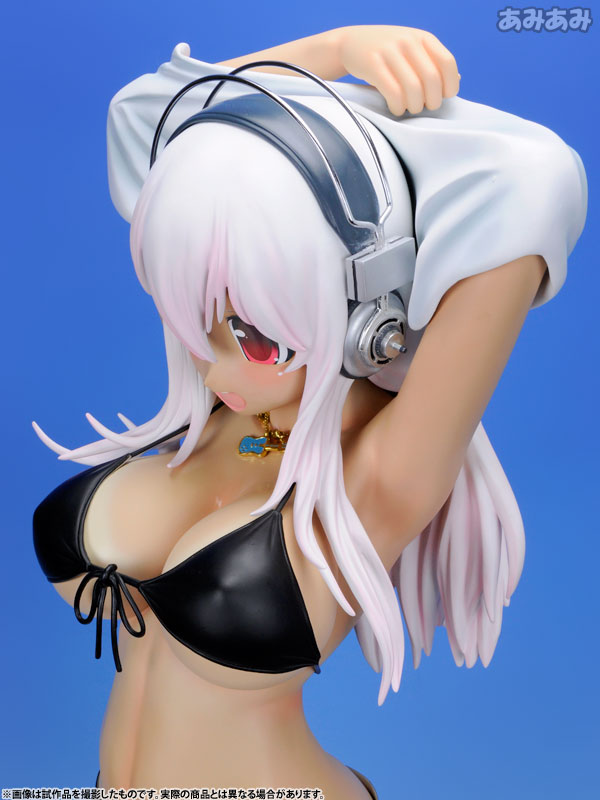 SoniAni: Super Sonico The Animation - Sonico - 1/2 - Hiyake ver., Black Bikini, Swimsuit ver. (A-Toys) photo 34