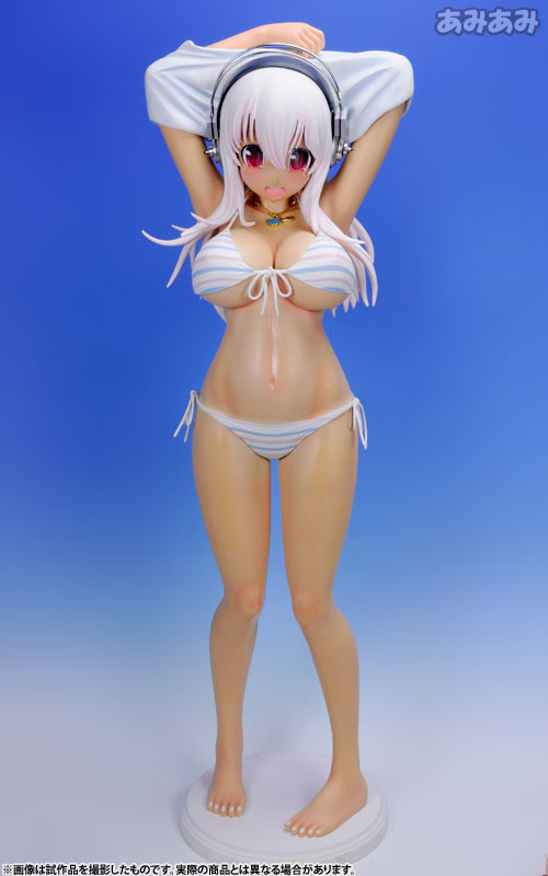 SoniAni: Super Sonico The Animation - Sonico - 1/2 - Suntanned Ver. , Stripe Bikini (A-Toys) photo 8