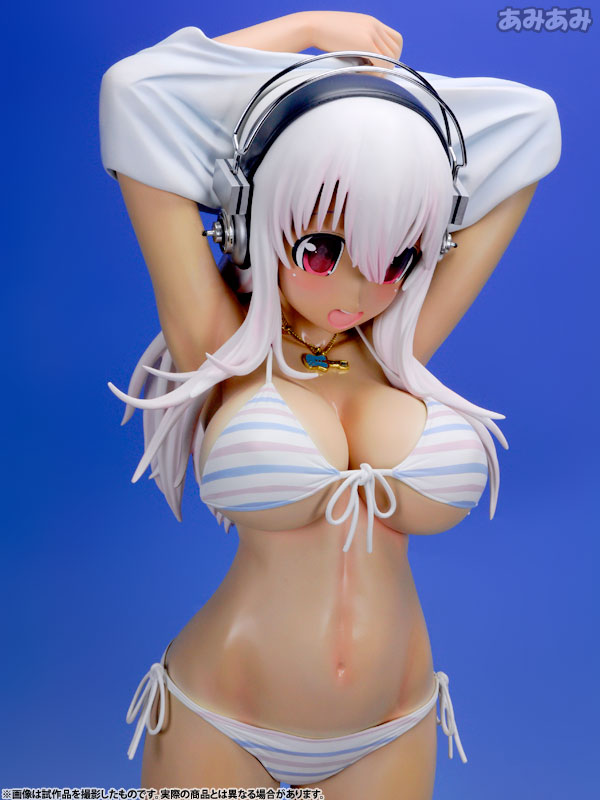 SoniAni: Super Sonico The Animation - Sonico - 1/2 - Suntanned Ver. , Stripe Bikini (A-Toys) photo 11