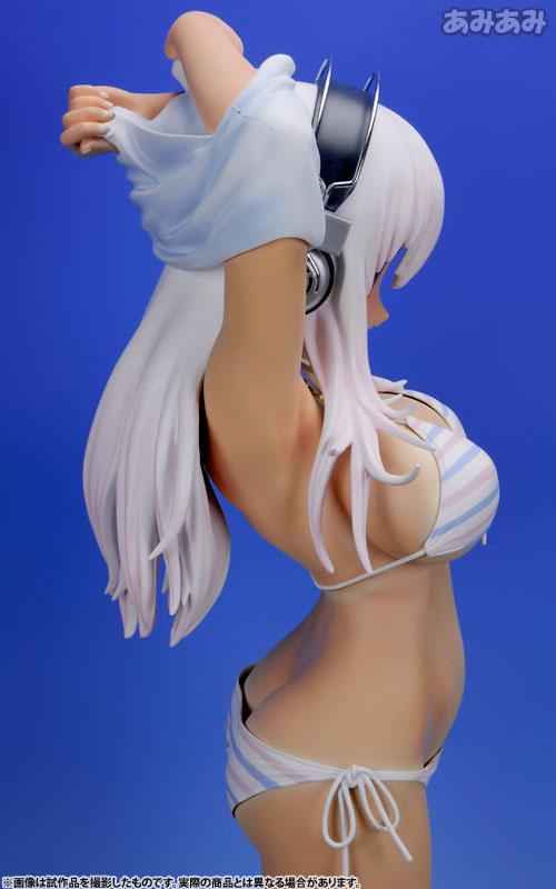 SoniAni: Super Sonico The Animation - Sonico - 1/2 - Suntanned Ver. , Stripe Bikini (A-Toys) photo 12