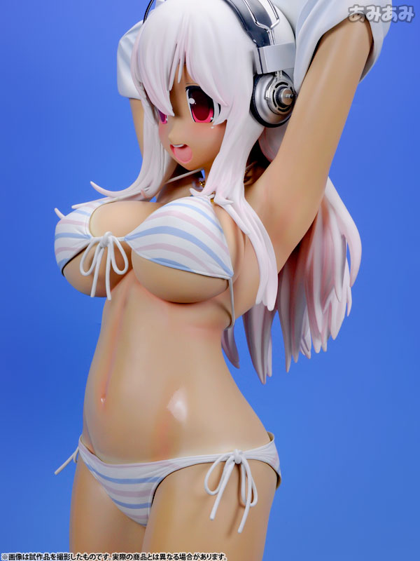 SoniAni: Super Sonico The Animation - Sonico - 1/2 - Suntanned Ver. , Stripe Bikini (A-Toys) photo 20